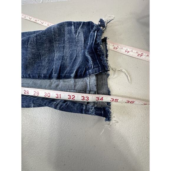 Men’s Jordan Craig Denim Jeans Legacy Edition Sean stacked Distressed Cargo38x36 - Picture 5 of 16